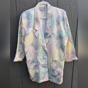 Vintage 80's Pastel Blazer